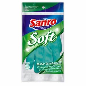 Luva sanro soft m